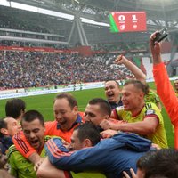 Cauņa un CSKA komanda triumfē Krievijas čempionātā