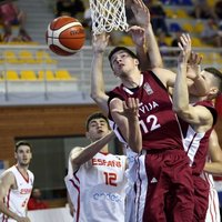 Latvijas U-20 basketbolisti piedzīvo sagrāvi EČ astotdaļfinālā