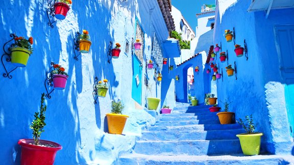 Maroka, zilā pilsēta, Šefšauena Chefchaouen   