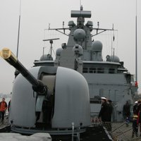 Rīgā viesojās Vācijas jūras spēku flotes fregate 'Brandenburg'