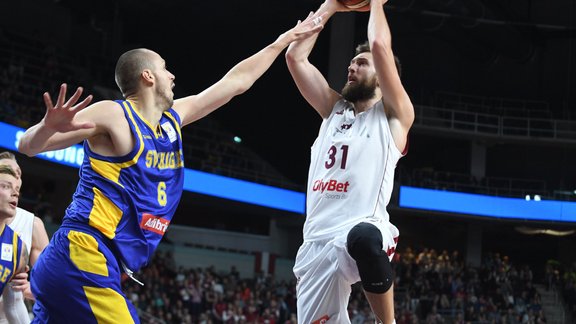 Basketbols, Latvija - Zviedrija