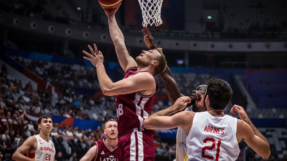 Basketbols, Pasaules kauss: Latvija - Spānija - 15