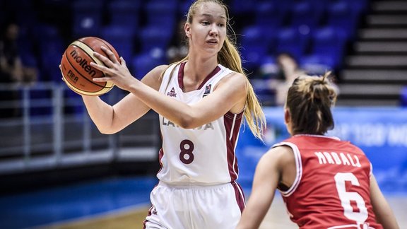 Basketbols, sieviešu U20 Eiropas čempionāts: Latvija - Horvātija - 5