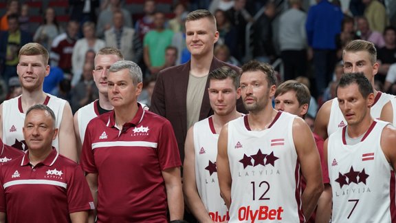 Basketbols, pārbaudes spēle: Latvija - Čehija - 201