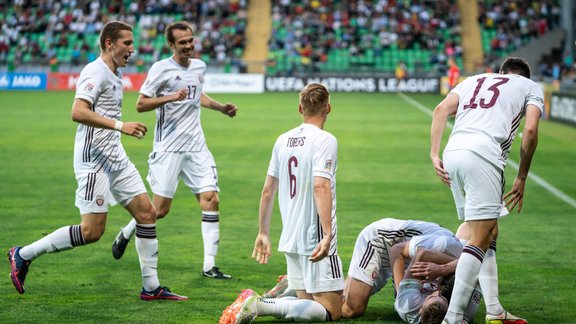 Futbols, UEFA Nāciju līga: Latvija - Moldova  - 8