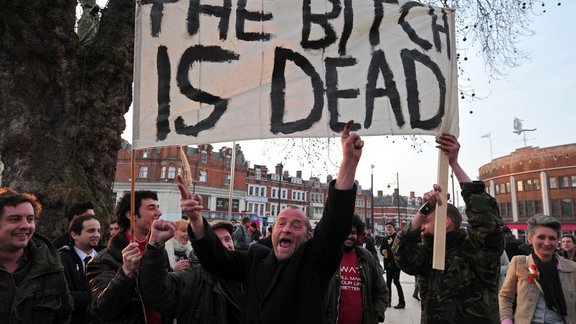 London anti THATCHER