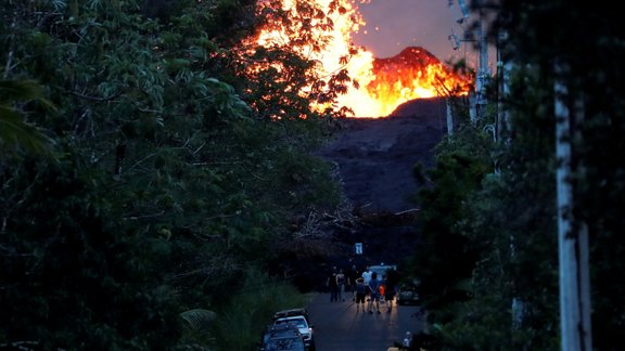 Kīlauea vulkāna lavas straumes 28.05.18. - 8