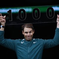 Rafaels Nadals izcīna 1000. uzvaru karjerā