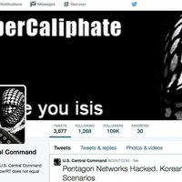 Teroristi uzlauzuši ASV Centrālās pavēlniecības 'Twitter' kontu