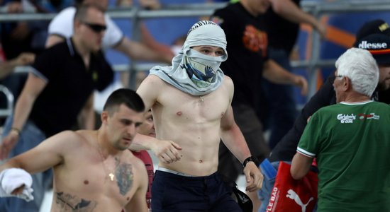 Minhenē par 2016. gada uzbrukumu angļu faniem Marseļā aiztur krievu futbola huligānu