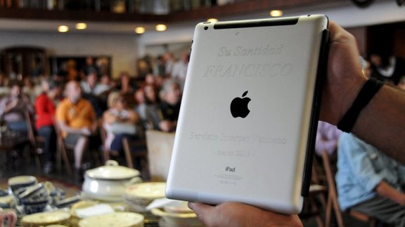 iPad to Pope Francis