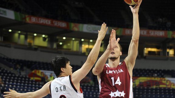 Basketbols, Rio kvalifikācija: Latvija - Japāna - 21