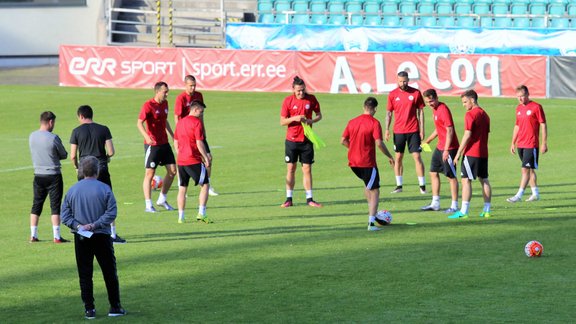 Futbols, Latvijas nacionālāS futbola izlases treniņš - 4