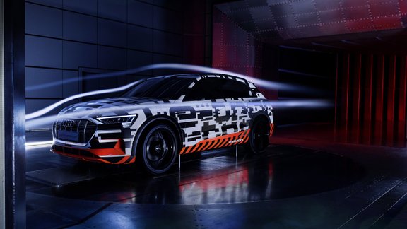 'Audi e-tron' aerodinamika