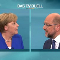 Televīzijas debatēs Merkele uzveikusi Šulcu