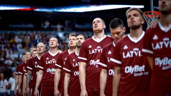 Basketbols, Olimpiskā kvalifikācija: Latvija - Kamerūna