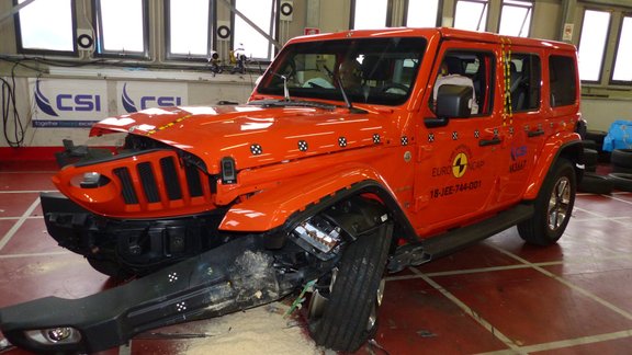 Jeep Wranger 'EuroNCAP' testos