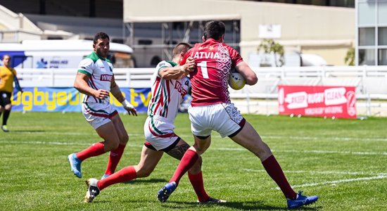 Latvijas regbija-7 izlase Eiropas Trofejas divīzijas čempionāta otrajā posmā ieņem desmito vietu