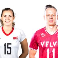 Petrovs un Levinska atzīti par 2021. gada Latvijas labākajiem volejbolistiem
