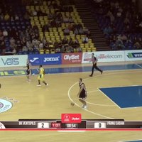 Video: 'Ventspils' basketbolisti grauj viesus no Pērnavas