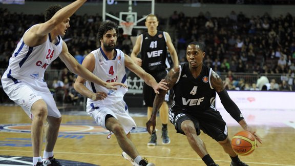 VTB līga basketbolā: VEF Rīga - Maskavas CSKA - 8