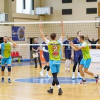 Jēkabpils 'Lūšu' volejbolisti piecos setos zaudē Tartu komandai un neatgūst līderpozīciju