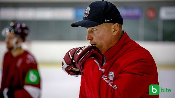 Hokejs, Deutschland Cup: Latvijas izlase, treniņš - 22