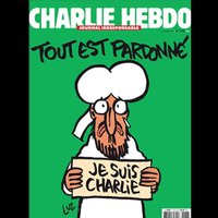 На обложке нового номера Charlie Hebdo - пророк Мухаммед с табличкой Je Suis Charlie