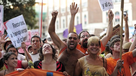 Protest in Madrid