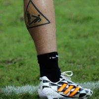 Foto: Pasaules kausa futbolistu 'ekipējums' - tetovējumi
