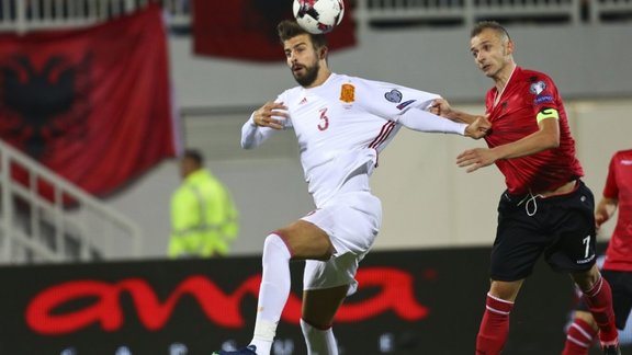 Albania Ansi Agolli, Spain Gerard Pique 