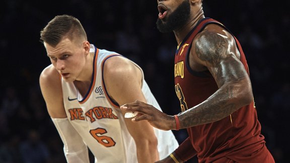 Basketbols, NBA spēle: Knicks - Cavaliers