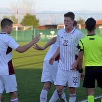 Latvijas U-21 izlase 'Antalya Cup' noslēdz ar izrautu neizšķirtu pret Ukrainu