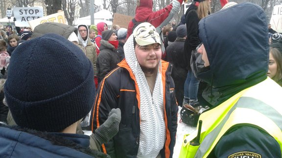 Pie MK protestē pret ACTA - 15