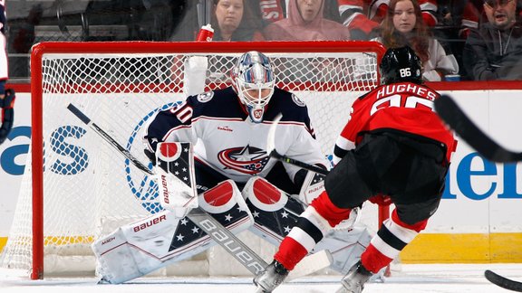 Elvis Merzļikins, hokejs, NHL, Blue Jackets