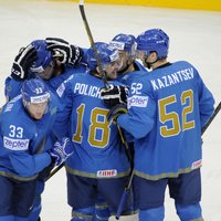 Kazahstānas hokeja izlasi iedvesmo Latvijas panākumi