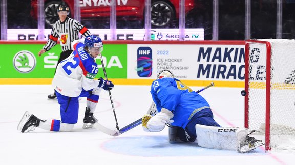 Hokejs, pasaulels čempionāts 2022: Kazahstāna - Slovākija - 13