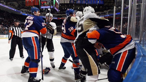 Islanders Penguins afp