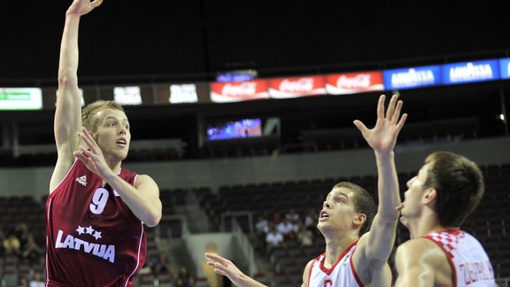 Latvijas - Horvātijas spēle basketbolā U-18 - 5