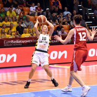 Lietuvas basketbolistes Eiropas čempionāta spēlē neatstāj cerības Horvātijai, Krievija uzvar Slovākiju