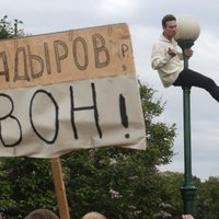 Sanktpēterburgā protestē pret tilta nosaukšanu Kadirova vārdā