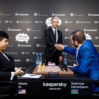 Mamedjarovs pārspēj Vašjē-Lagravu pirmajā Rīgas 'Grand Prix' posma finālspēlē šahā