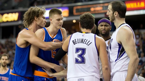 Basketbols, NBA spēle: Ņujorkas Knicks - Sakramento Kings - 3