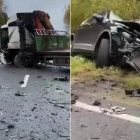 Video: Traģiskā avārijā uz Ventspils šosejas viens bojāgājušais