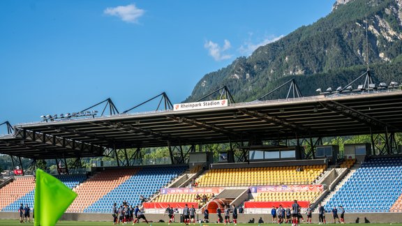 Futbols, Latvijas futbola izlase. Treniņš Lihtenšteinā (13.06.2022.) - 20