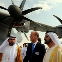 Foto: Krāšņi un iespaidīgi kadri no Dubaijas aviācijas šova