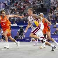 Latvijas 3x3 basketbolisti ar tālmetieniem "iznīcina" Nīderlandi