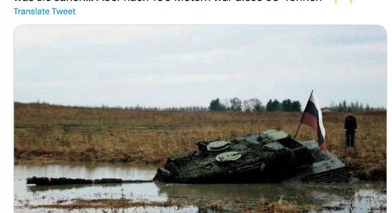 'Šķērsoja Dņepru, sagrāba 'Leopard', noslīcināja purvā' jeb Krievijas tanku stāstu 'semantika'