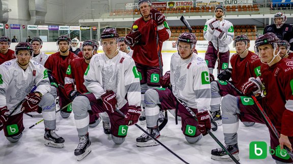 Hokejs, Deutschland Cup: Latvijas izlase, treniņš - 26