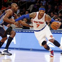 Ņujorkas 'Knicks' rezultativitātes rekords pāriet pie Karmelo Entonija
